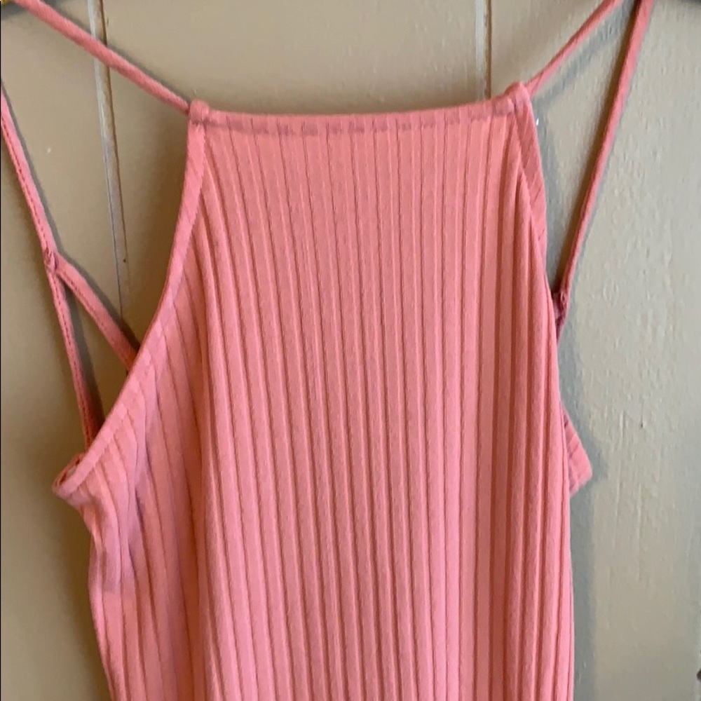 Ribbed backless dress/ body hugging - Picture 2 of 8